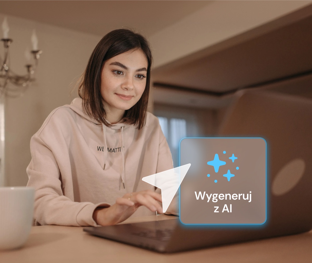 Regenerarea unei secțiuni dintr-un clic — o femeie cu un laptop